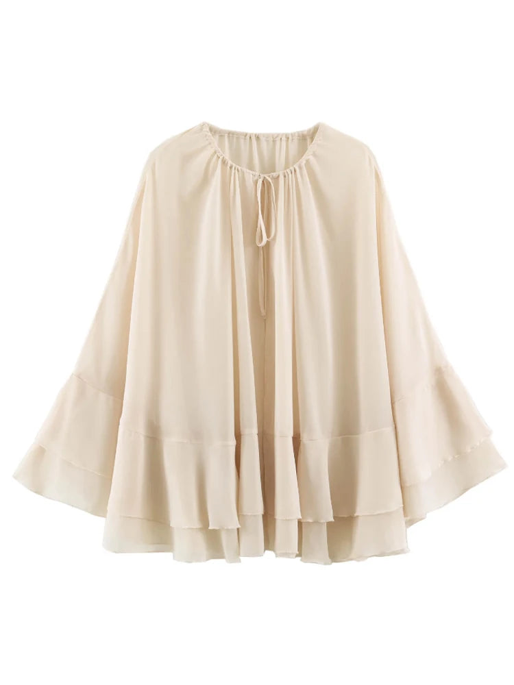 Abrigo Lino Beige Bordado Mujer: Estilo Boho Chic Otoñal 2026