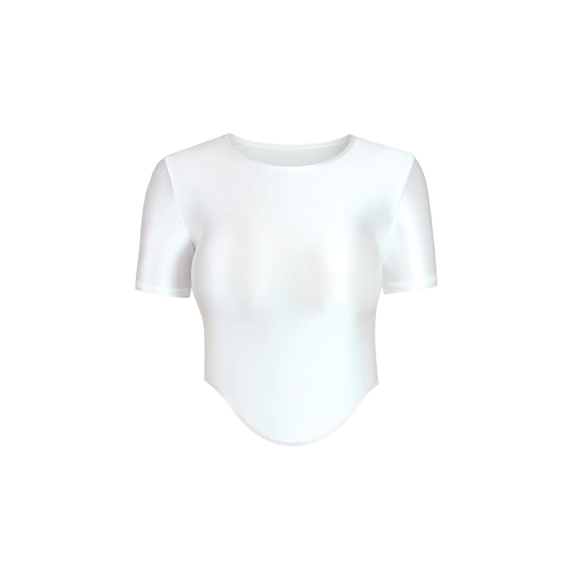 Camiseta elástica brillante y suave para mujer MJINM, cam...