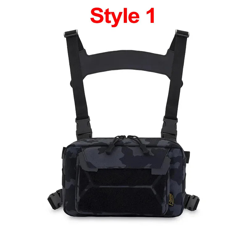 Mochila táctica para aparejo de pecho, Kit de reconocimie...