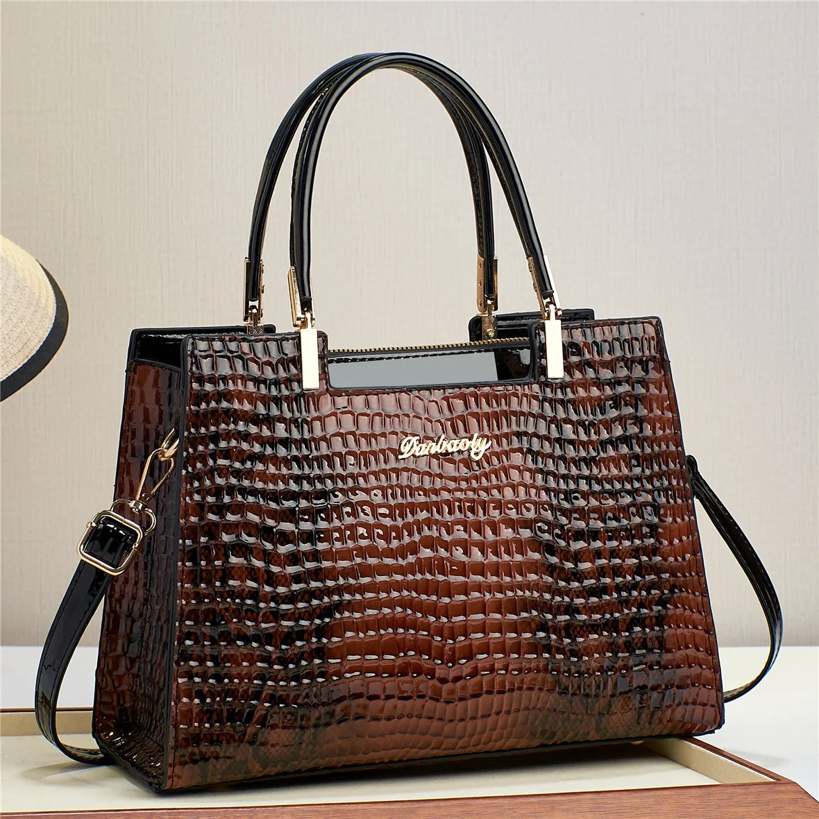 Bolsos de gama alta para mujer, bolso cruzado de moda eur...
