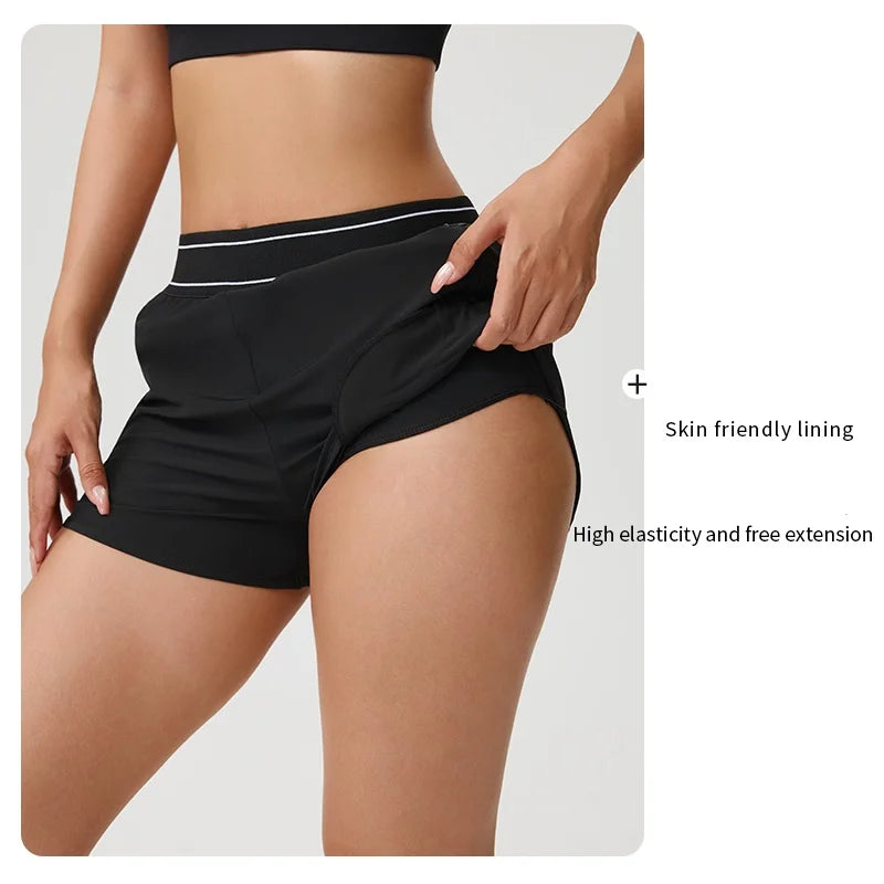 Shorts de Yoga, Secado Rápido para Vacaciones al Aire Lib...