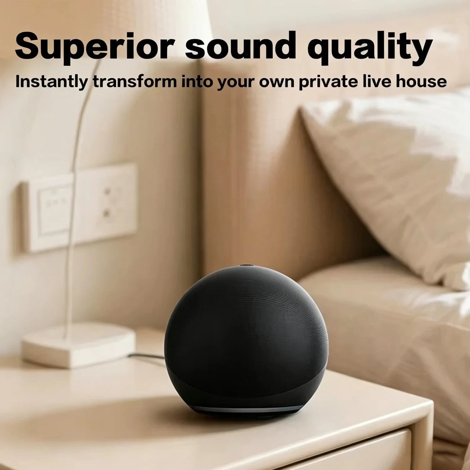 Altavoz Bluetooth Owl Mini Portátil Exterior Alexa Sonido HD