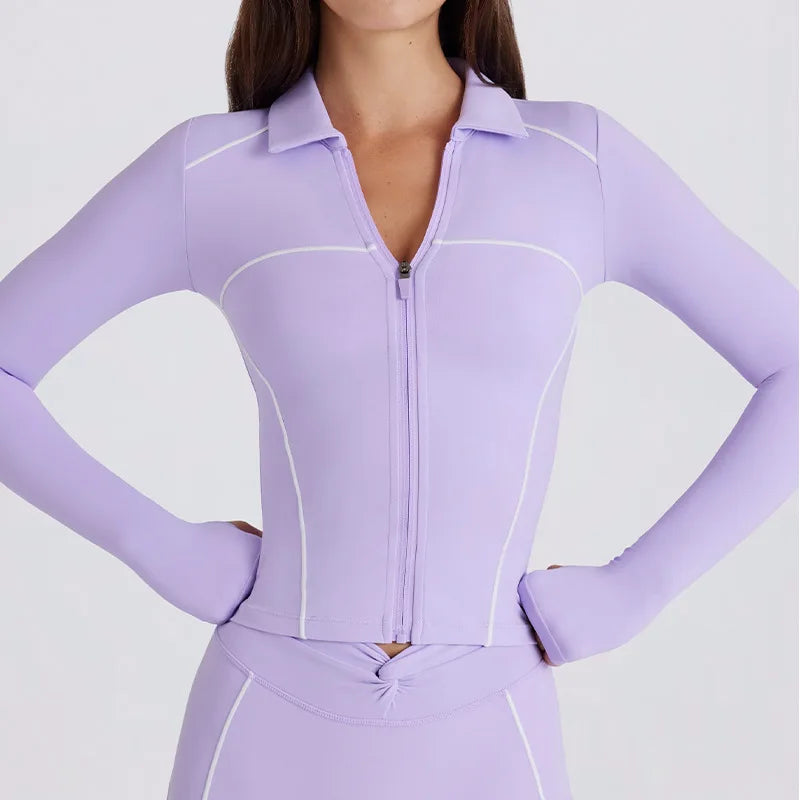 Nueva ropa de yoga de secado rápido, moda deportiva de ma...