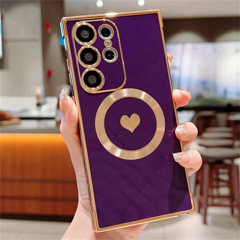 Samsung Galaxy S23 MagSafe case by Corporación Turística, protective phone cover with sleek design and precise cutouts.