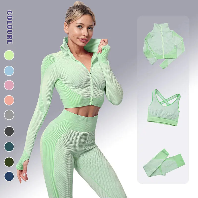 Ropa deportiva para mujer, conjunto de Yoga, conjunto dep...