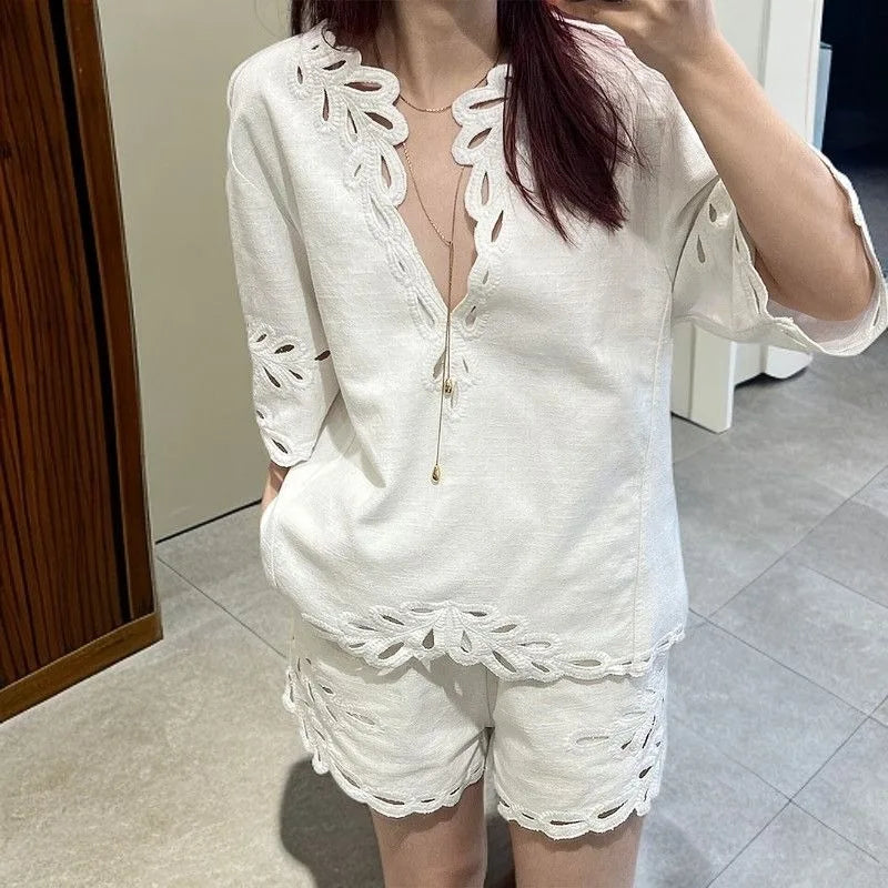 Nuevo diseño de moda, traje calado de verano para mujer, ...