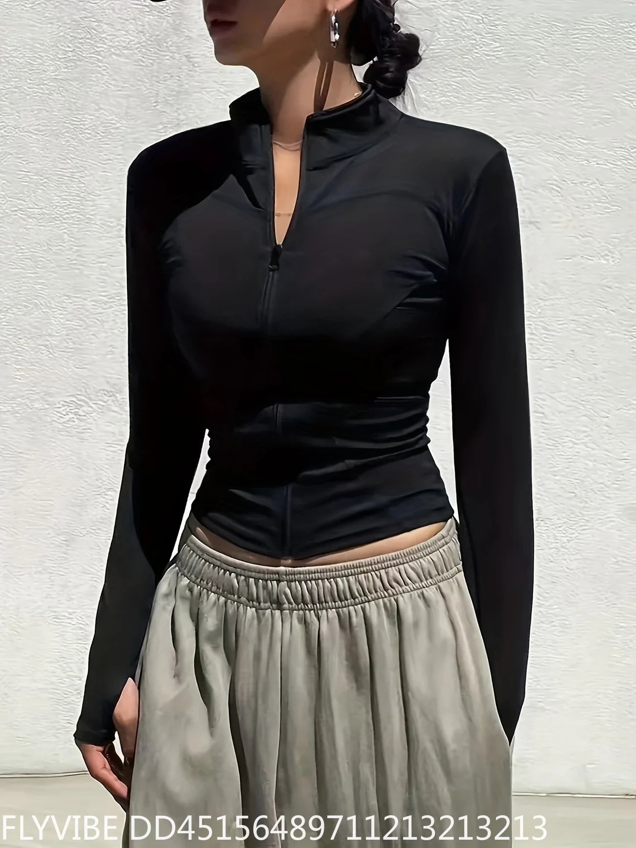Chaqueta Deportiva de Secado Rápido para Mujer, con Cierr...