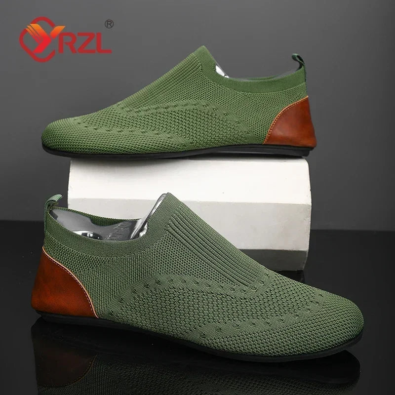 Mocasines YRZL, mocasines suaves para conducir, zapatos p...