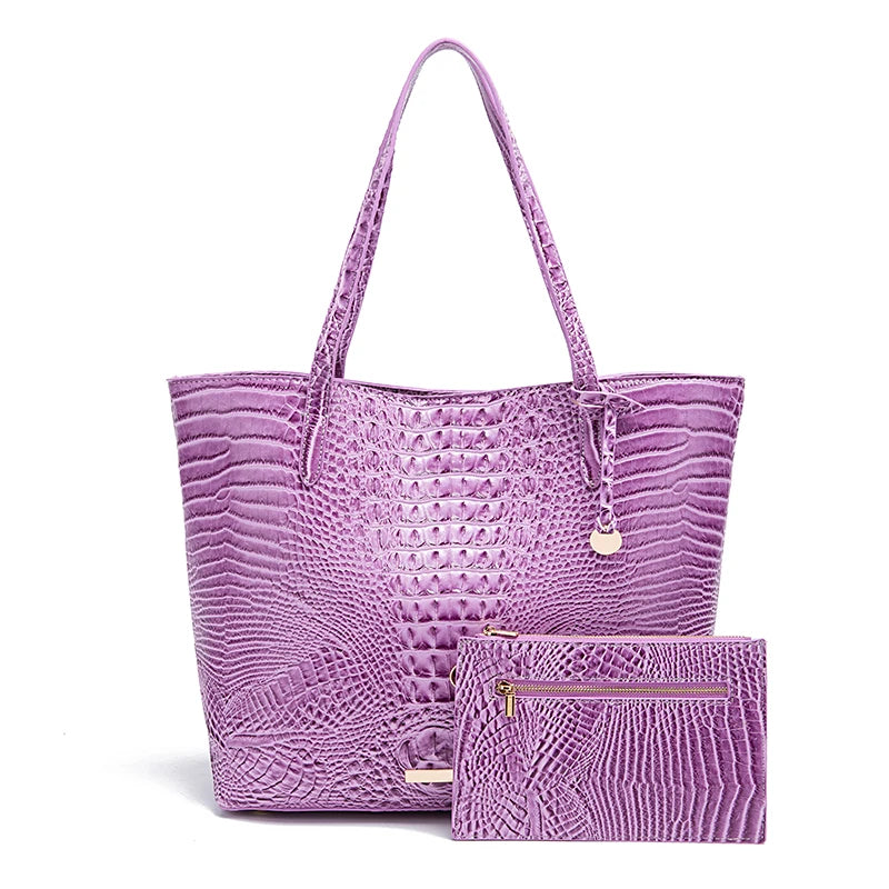 Conjunto de bolsos de mano con textura en relieve para mu...