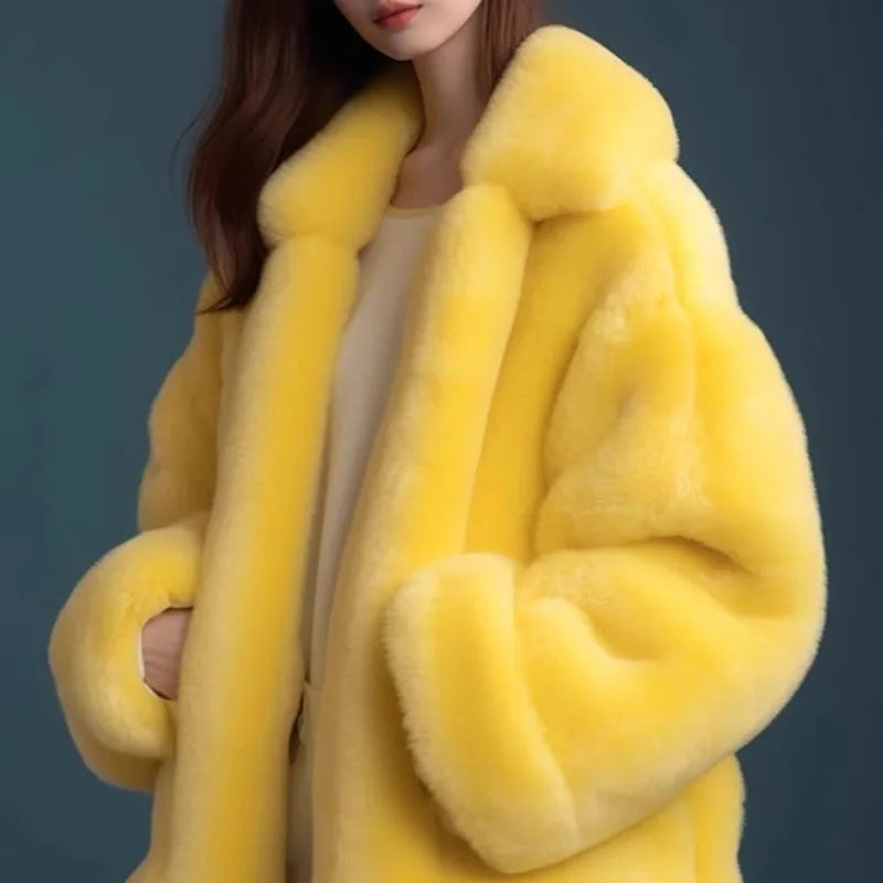Abrigo de mujer 2025 invierno nueva versión coreana abrig...