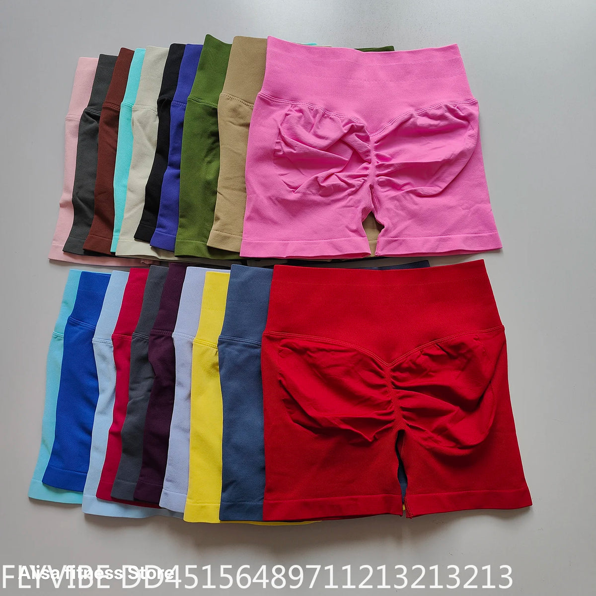 Shorts de Yoga de Cintura Alta para Verano, Sin Costuras,...