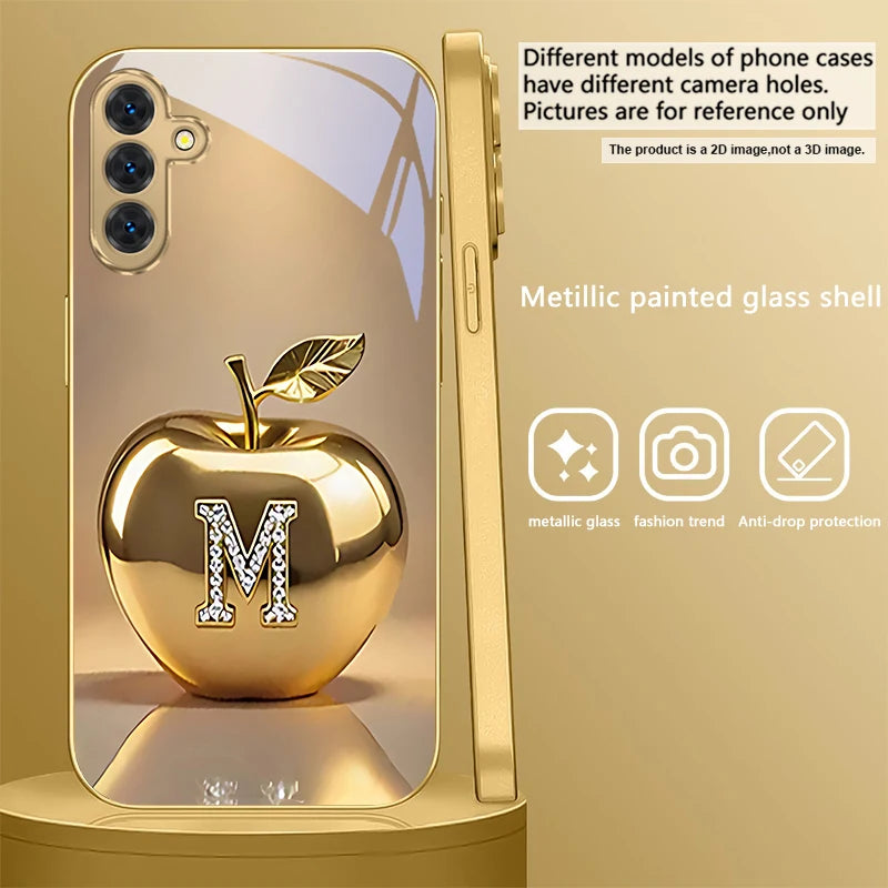 Gold dolphin phone case for Samsung Galaxy S20 FE, S21 Plus, S22, and S23 by Corporación Turística, featuring a detailed dolphin design.