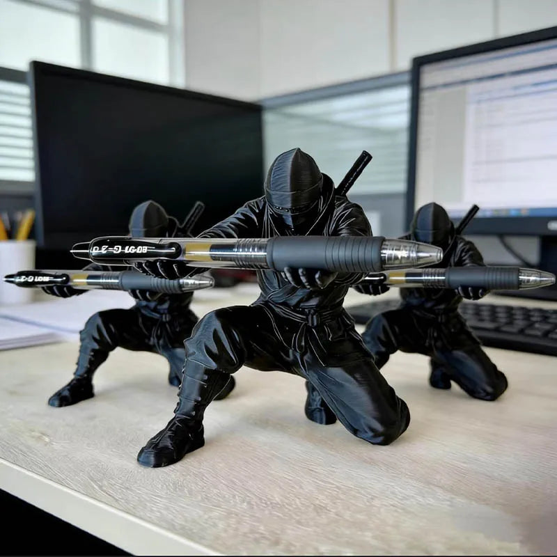 Organizador Ninja 3D Soporte Bolígrafos Escritorio Único