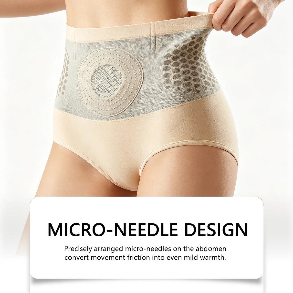 Textured honeycomb abdominal control shorts by Corporación Turística, featuring a snug fit and breathable fabric.