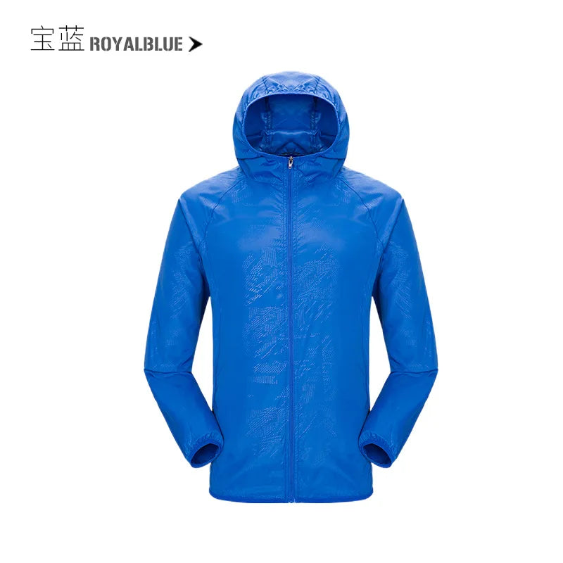 Chaqueta de lluvia para acampar para hombre y mujer, ropa...
