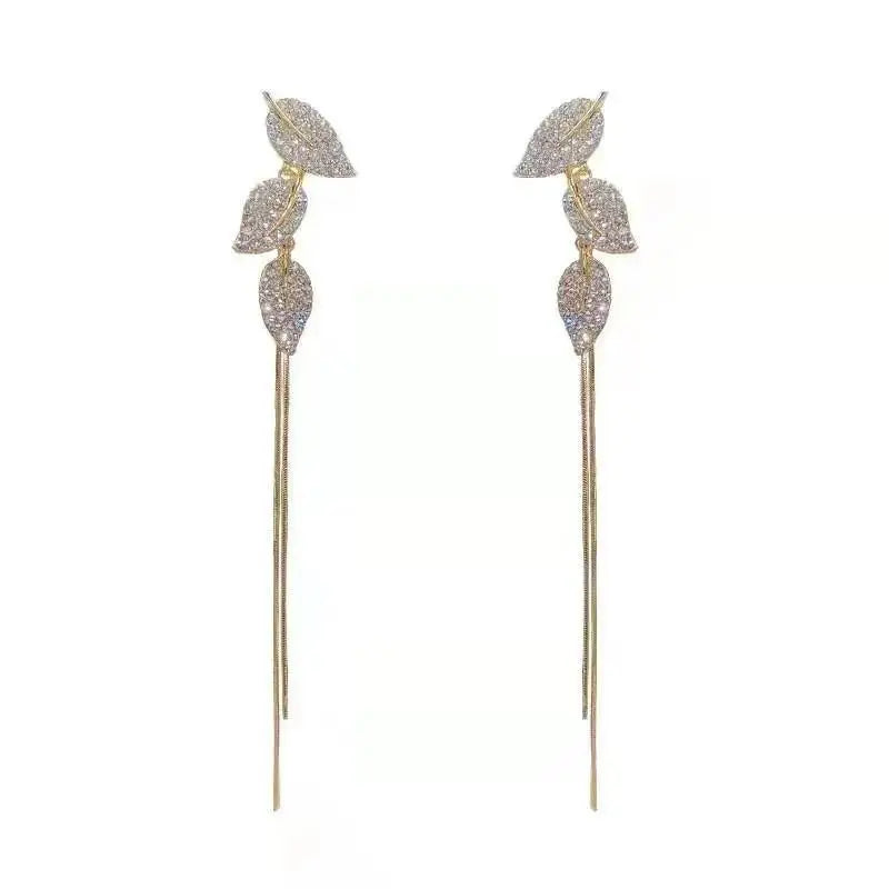 Pendientes de borla de perlas de moda coreana con aguja d...