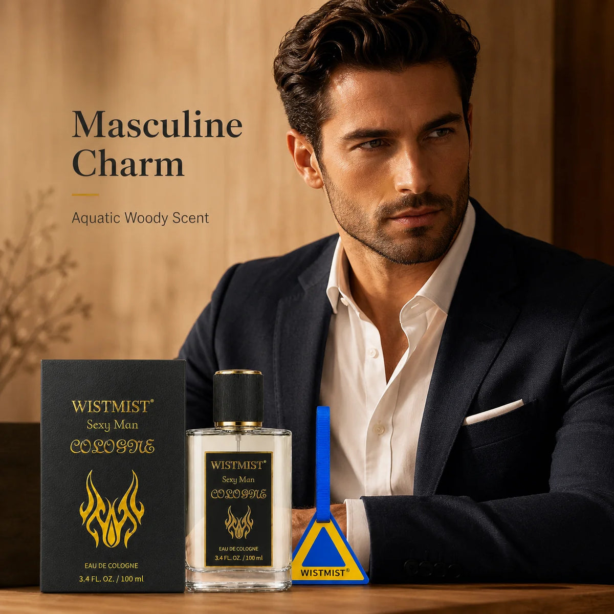 WISTMIST Colonia Sexy para Hombre 100ml, Eau de Cologne e...