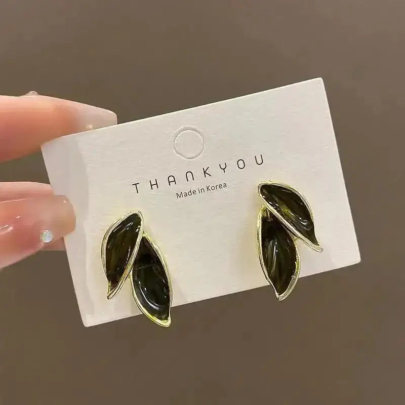 Pendientes de gota de corazón de cristal púrpura para muj...