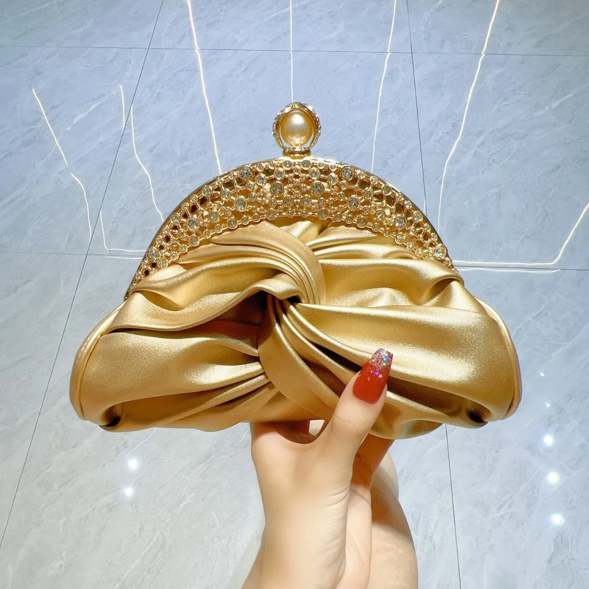 Bolsos de hombro con cadena de lujo para mujer, bolsos ro...