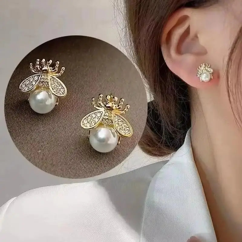 Pendientes colgantes de circonio de moda coreana para muj...