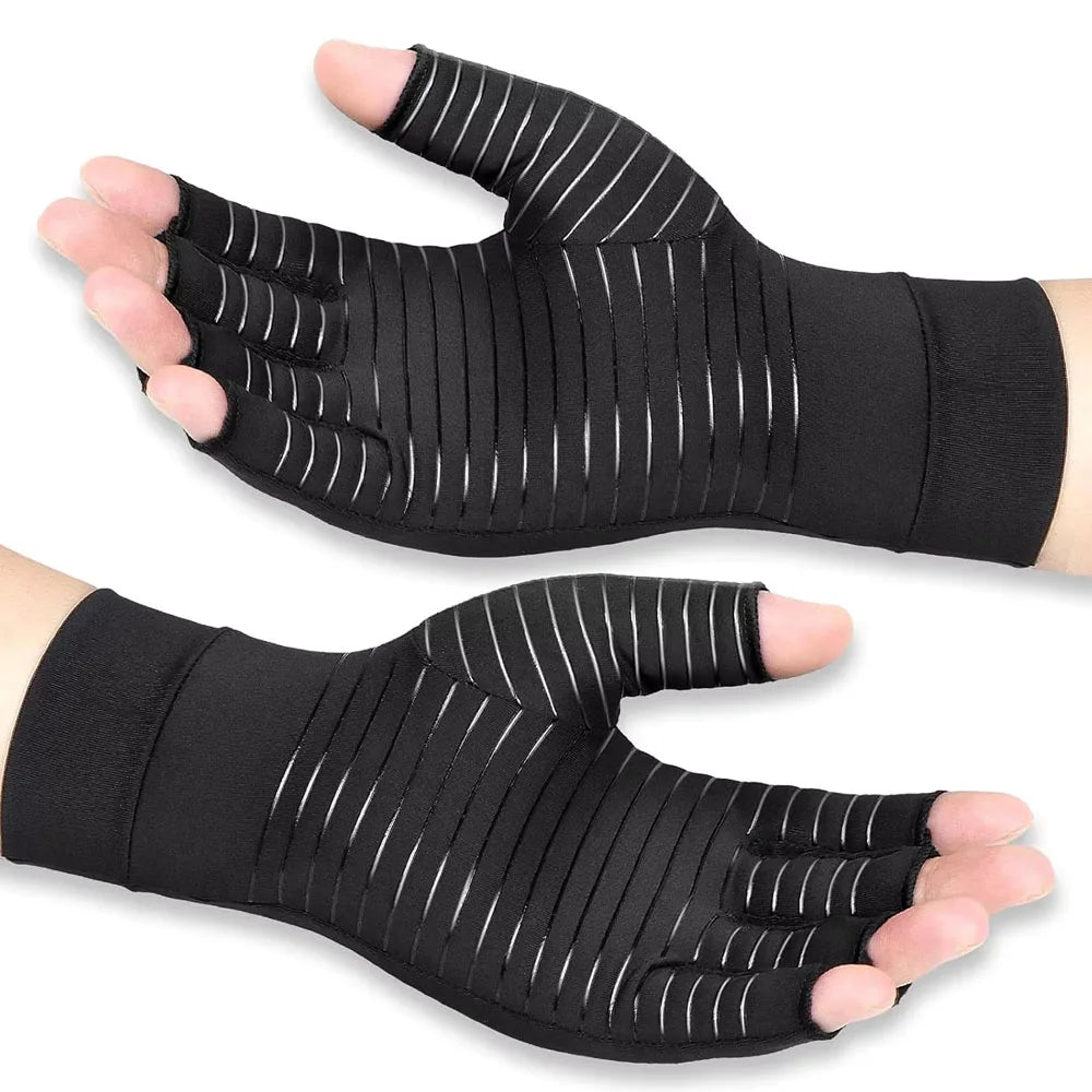 1 par de guantes de cobre para artritis para aliviar el d...