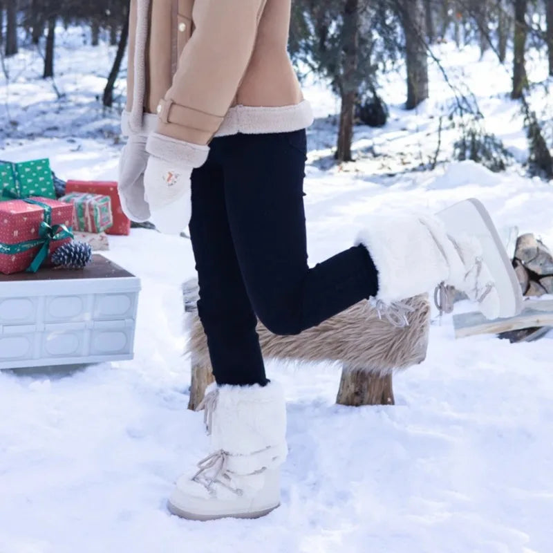 Botas de nieve de gama alta para Mujer, zapatos de invier...