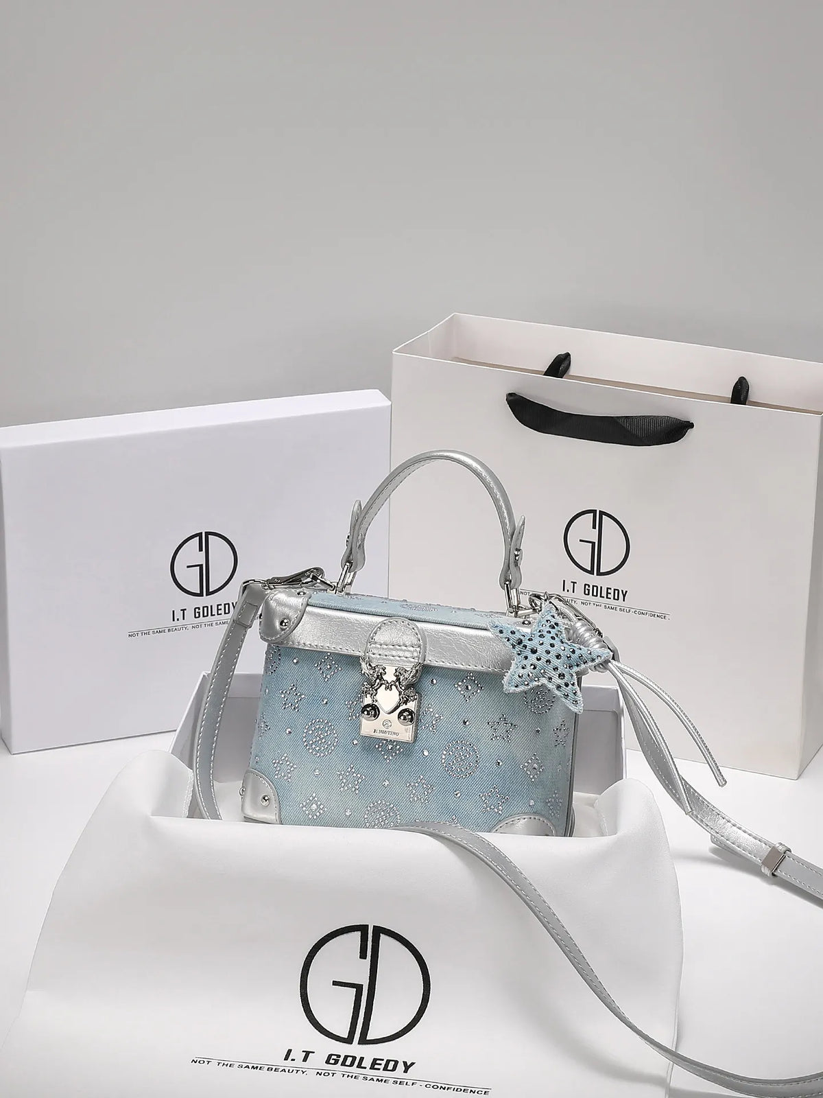 Bolso de Mano de Lujo y Popular con Delicado Colgante de ...