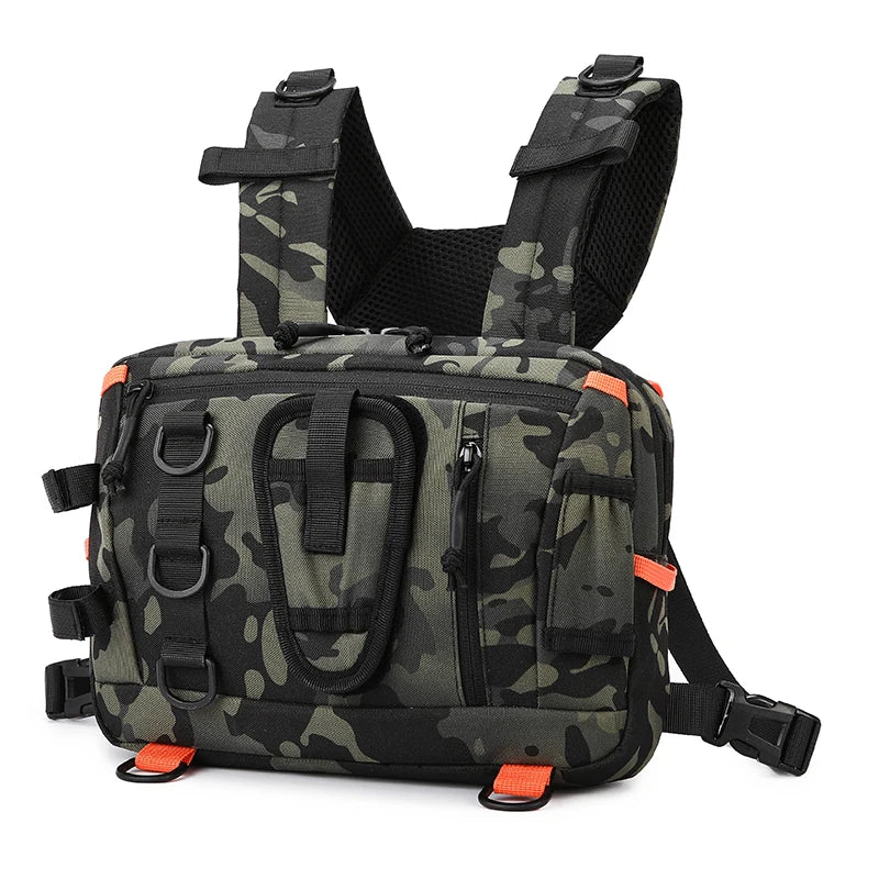 Mochila Táctica de Camping, Chaleco Frontal para Pecho, B...