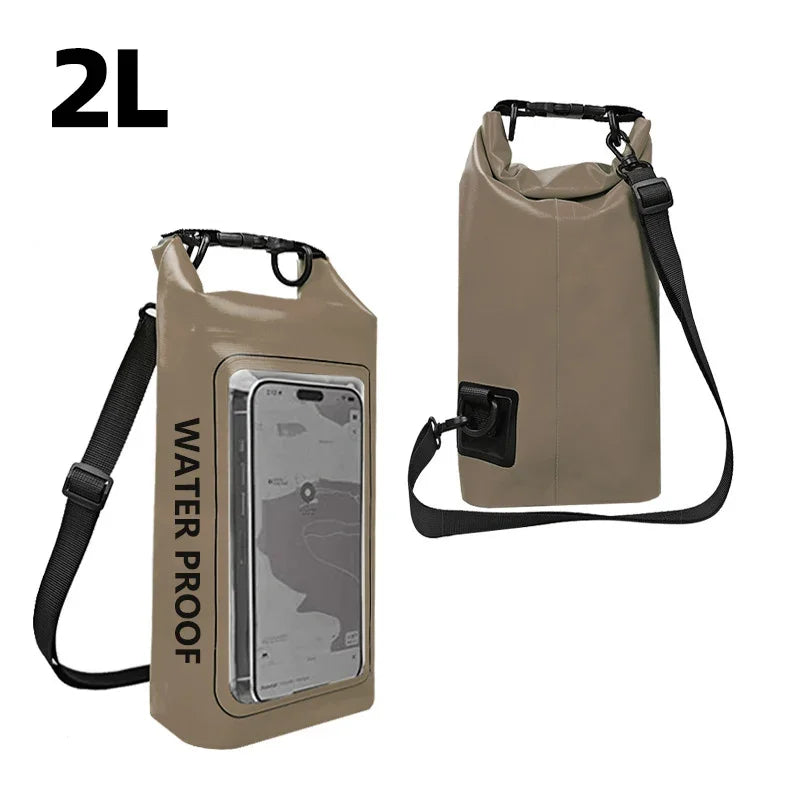 Bolsa Impermeable de PVC de 2L para Natación, con Pantall...
