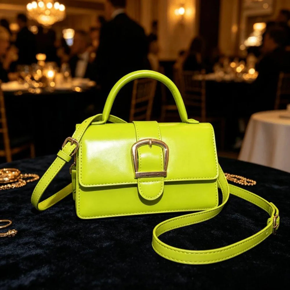 1 bolso bandolera cuadrado minimalista verde para mujer, ...