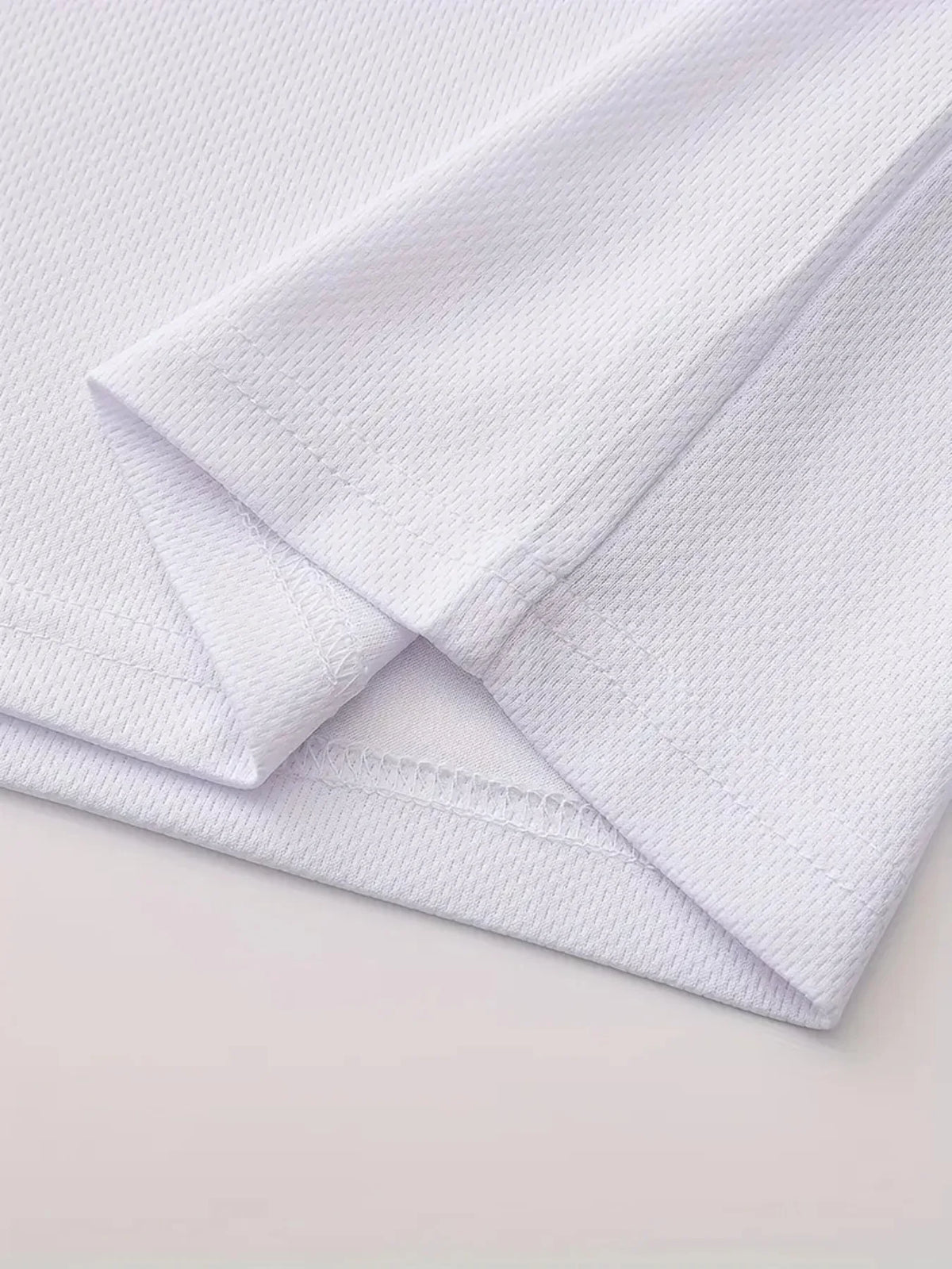 Men's summer sports T-shirt with striped design by Corporación Turística, lightweight and breathable for active wear.