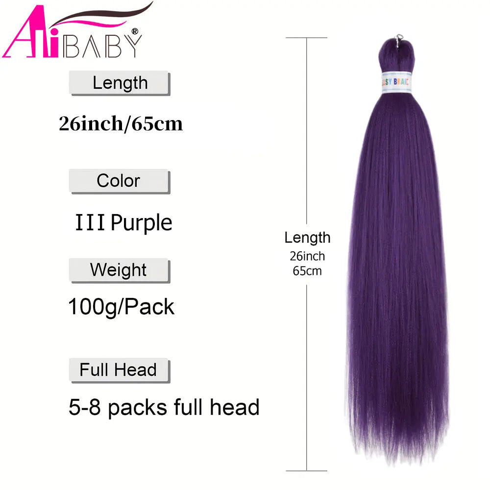 Extensiones de Cabello Sintético Kanekalon Ombre Preestir...