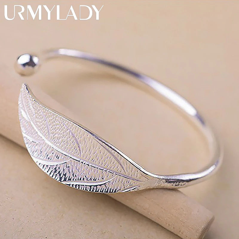 Brazalete de Plata de Ley 925 a la moda para mujer, braza...