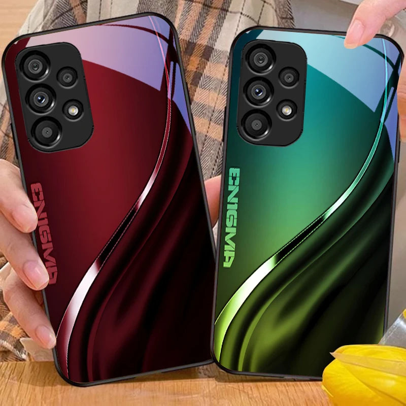 Gradient mixed gray phone case for Samsung Galaxy S8, S9, S10, S20 Ultra by Corporación Turística, showcasing the textured design.