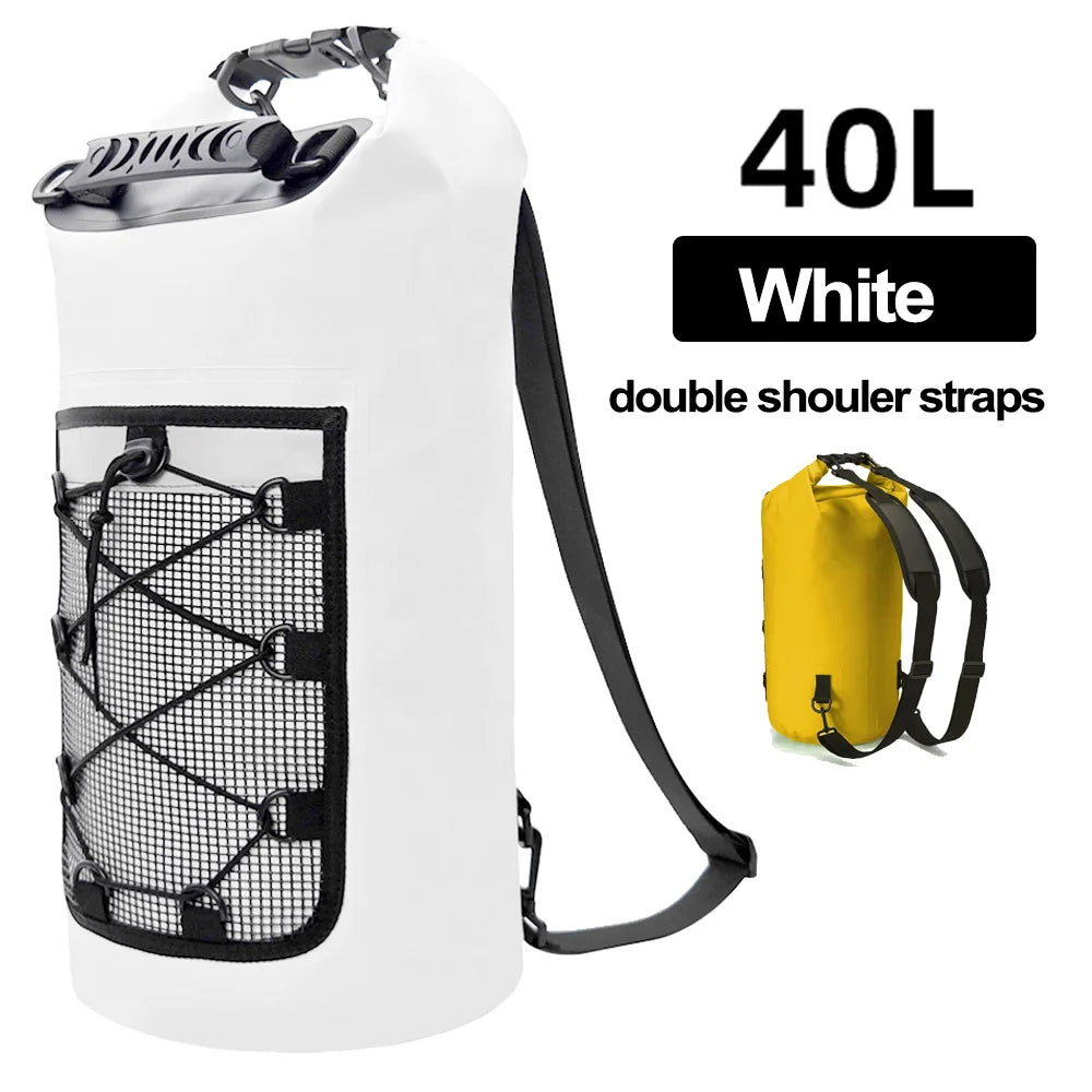 Bolsa seca flotante de 40L para kayak, natación, playa, i...