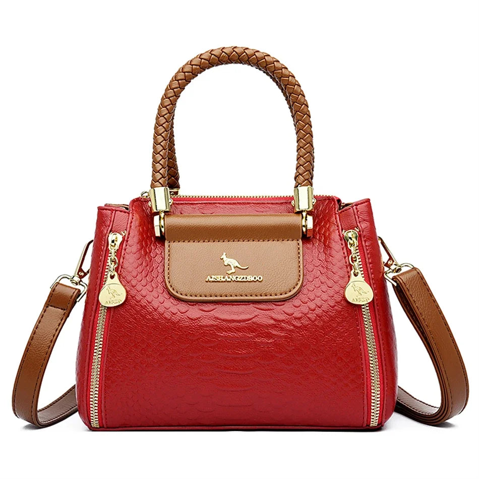 Soft leather crossbody bags for women by Corporación Turística, stylish and functional with sleek design and adjustable strap.