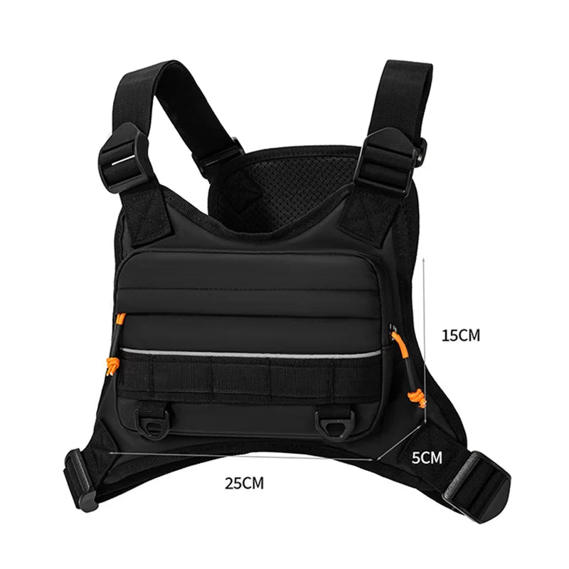 Bolsa de Pecho Frontal, Chaleco de Camping, Mochila para ...