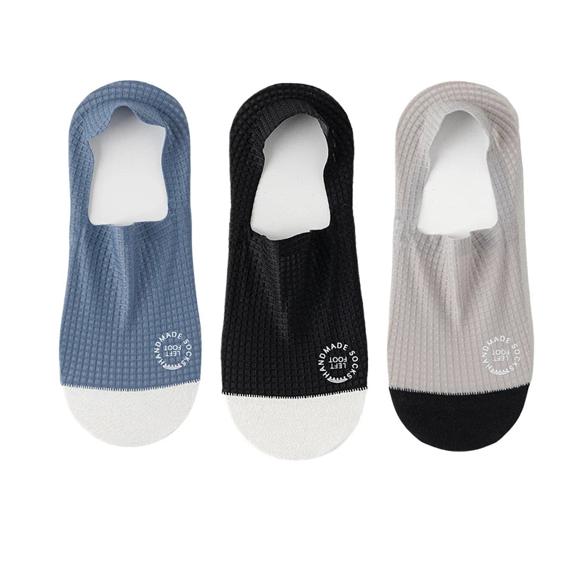 3 pares de calcetines invisibles para hombre, calcetines ...