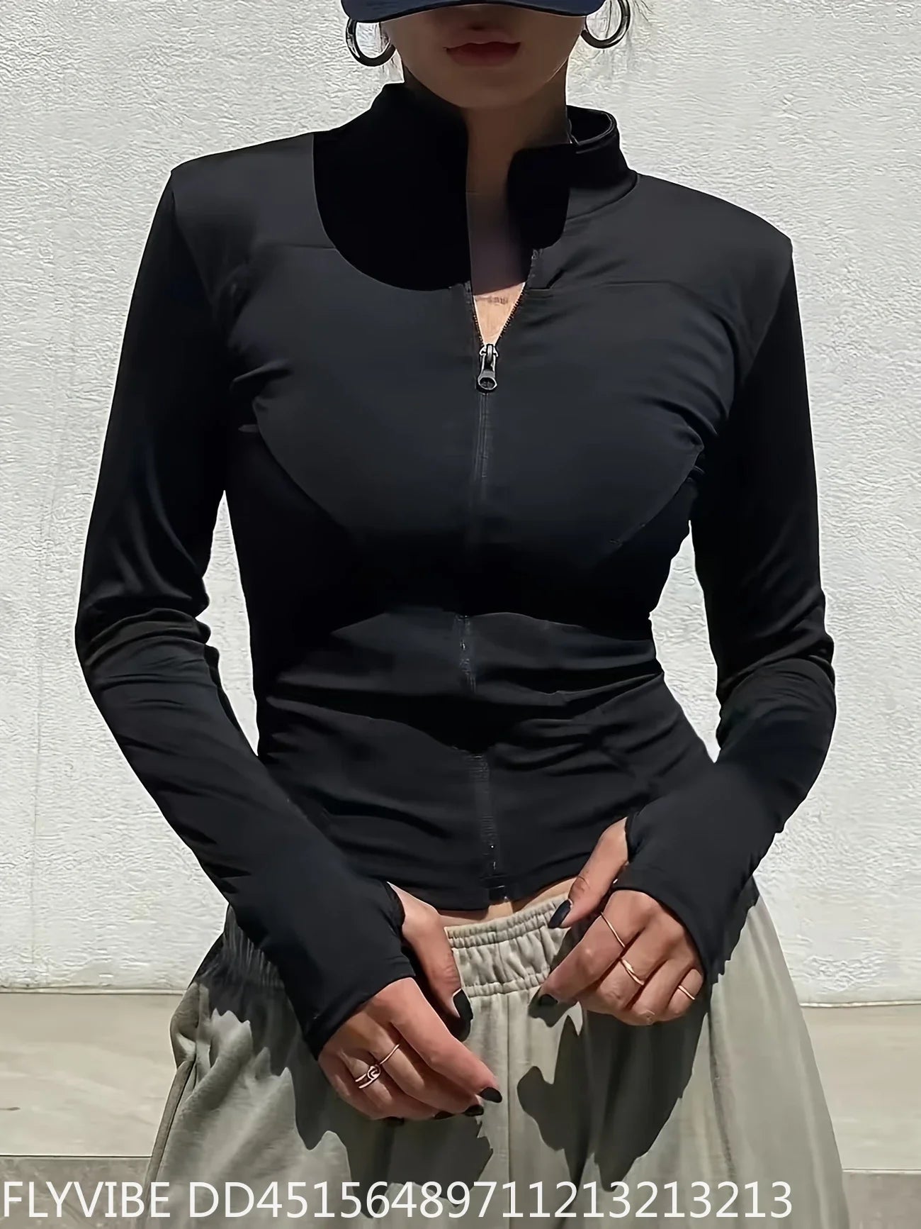 Chaqueta Deportiva de Secado Rápido para Mujer, con Cierr...