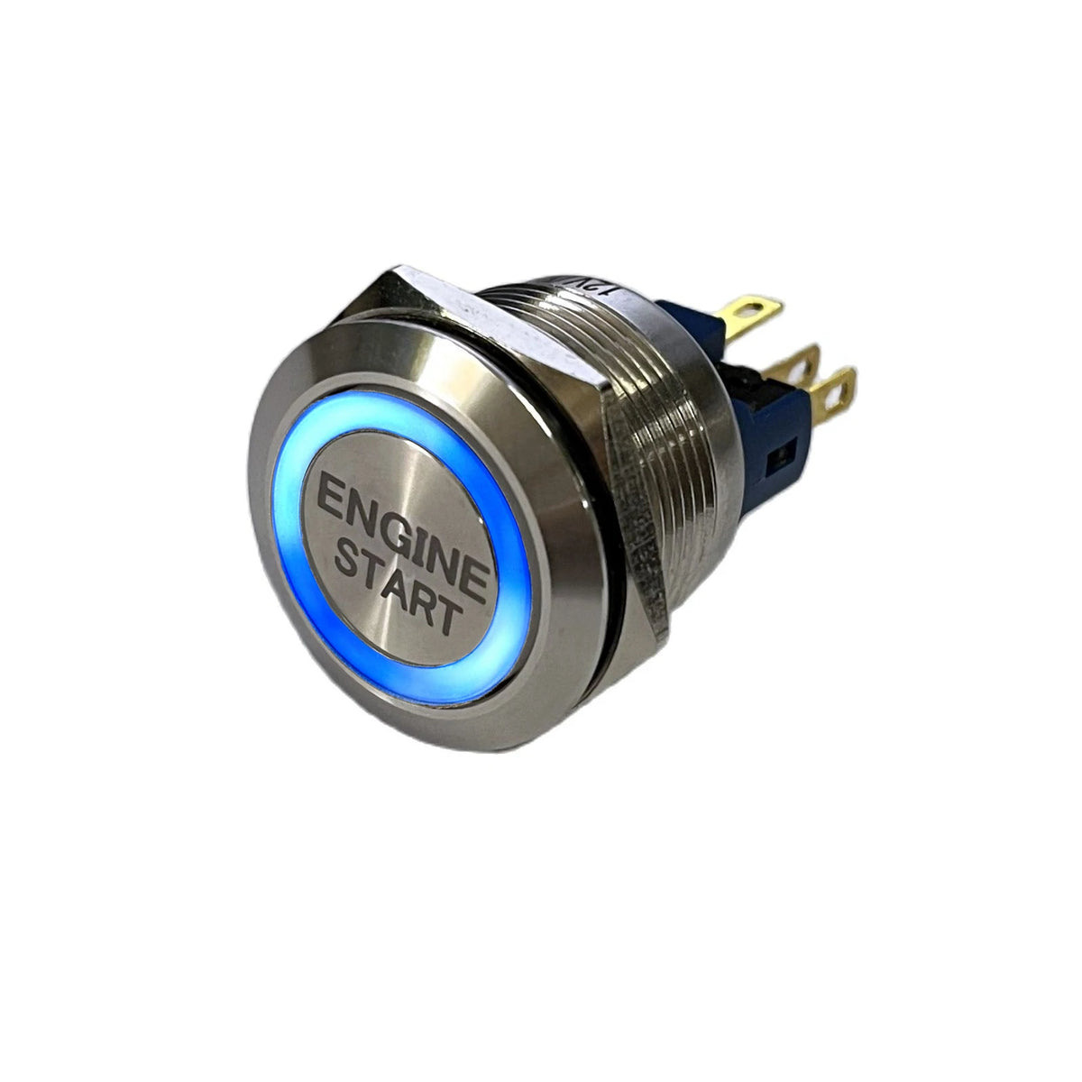 Interruptor Botón Motor Start Stop 19-30mm Anillo Luminoso Momentáneo