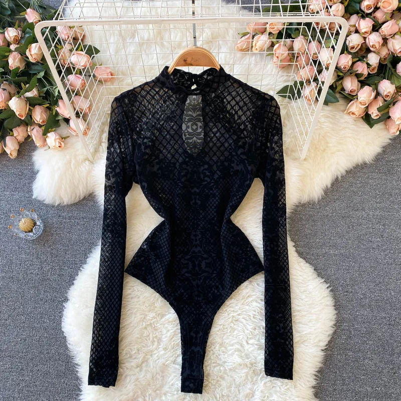 Bodycon para mujer 2026, mono sexy coreano sin espalda de...