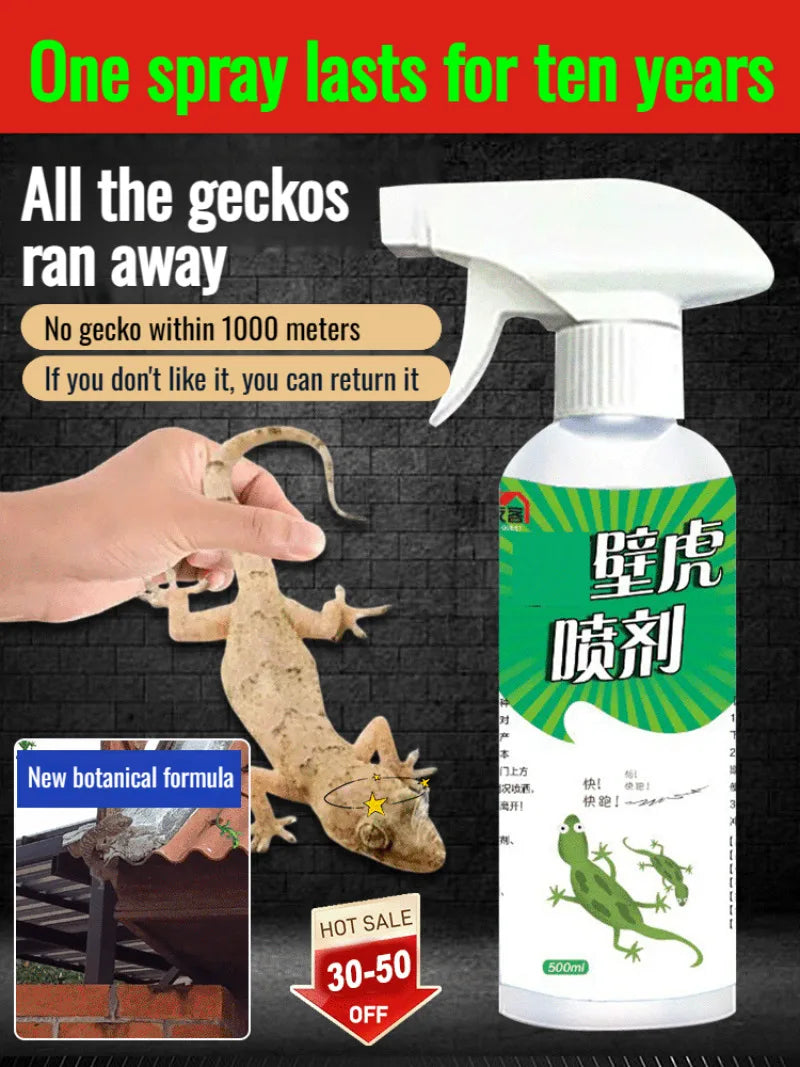 Spray Repelente de Geckos, Potente Spray Repelente para e...
