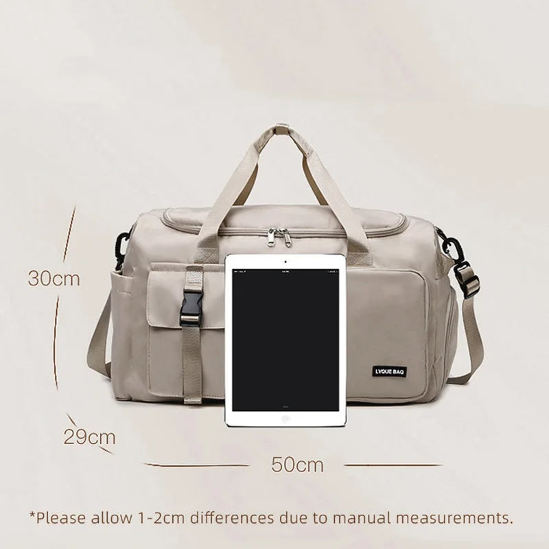 Bolsa de viaje para mujer, mochila de viaje multifunciona...