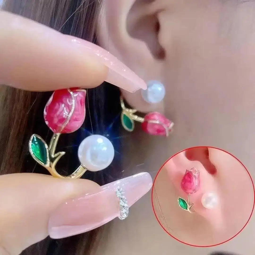 Pendientes colgantes de circonio de moda coreana para muj...