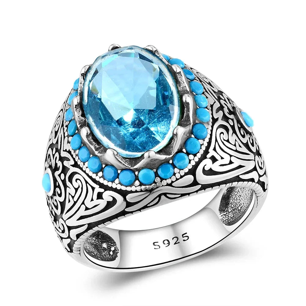 Silver ring for men and women with a sleek, polished band, ideal for everyday wear and stylish accessory.