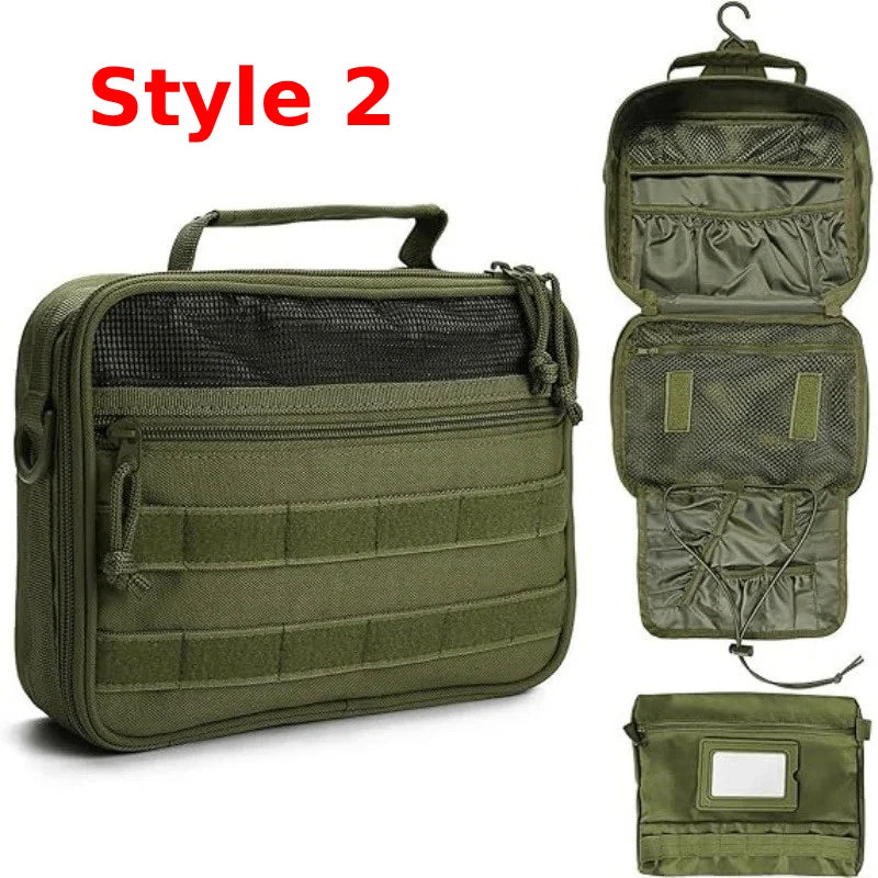 Bolsa de Aseo Táctica para Hombre, Organizador de Baño, B...