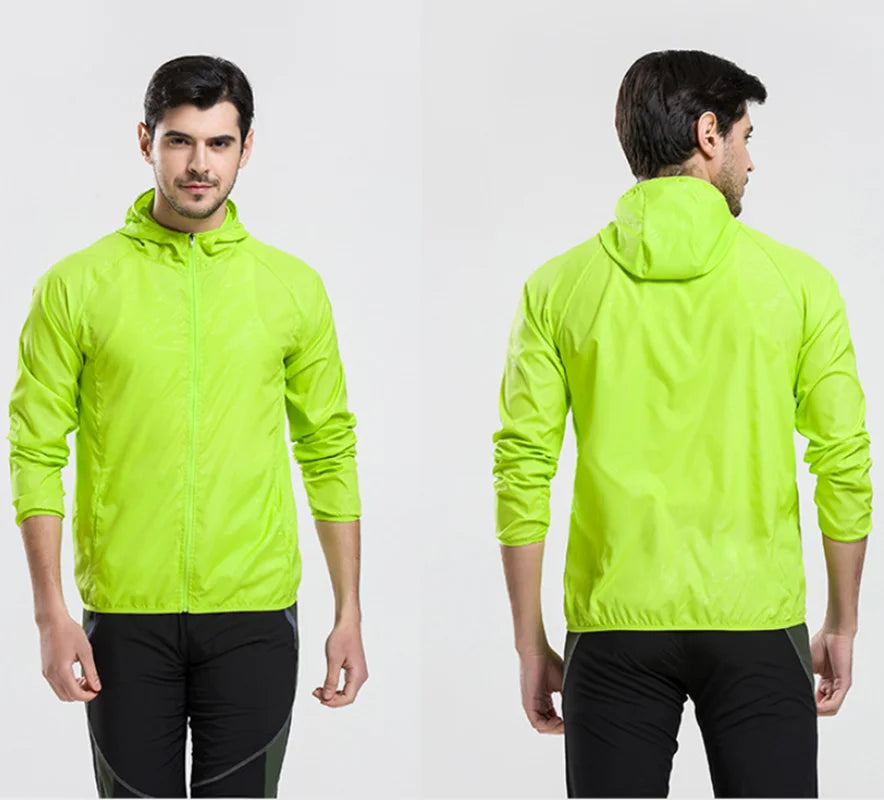 Chaqueta de lluvia para acampar para hombre y mujer, ropa...
