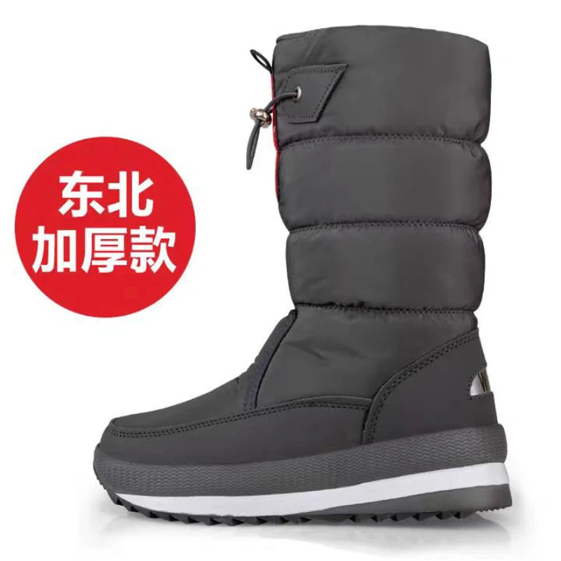 Botas de suelo sin esquí para mujer del noreste, zapatos ...