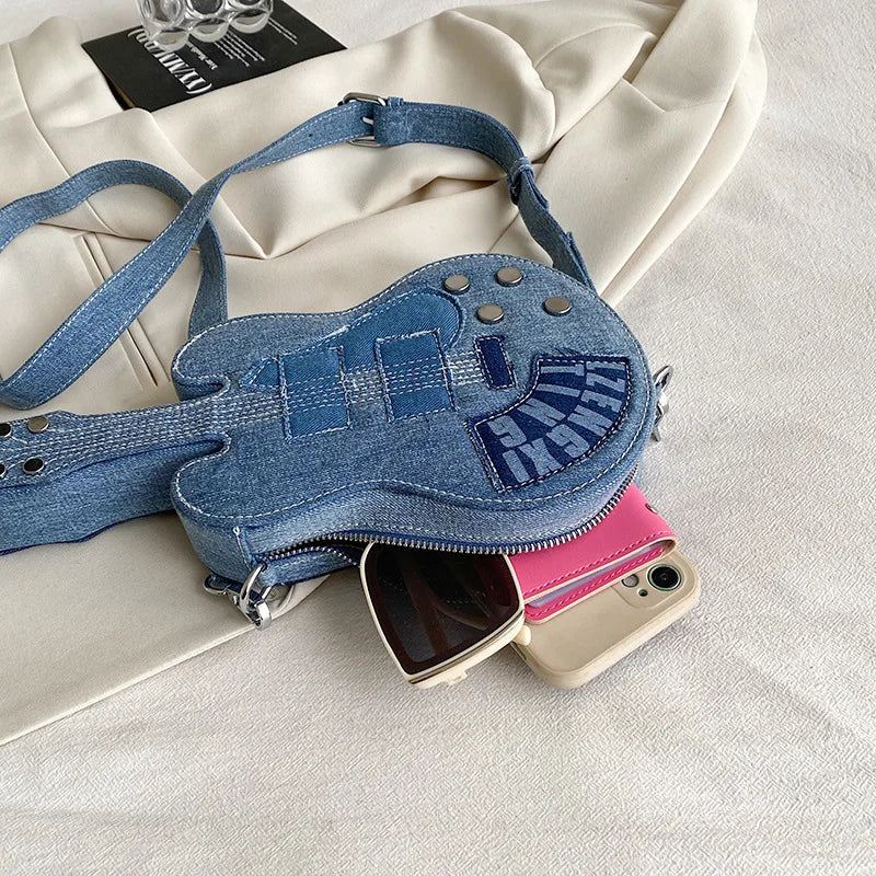 Bolsos cruzados de mezclilla para Mujer, Bolsos de hombro...