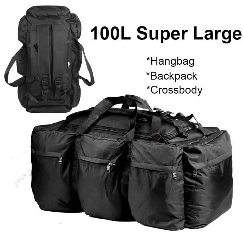 Bolsa de viaje para equipaje táctico de 100L, mochila de ...